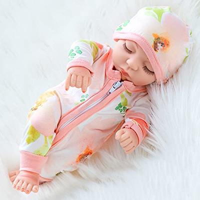  Zlgkjk Reborn Sleeping Baby Dolls Girl, Realistic Newborn Dolls  with Soft Vinyl Silicone Full Body, 18 Inches Lifelike Baby Dolls for 3+  Year Old Girls, Kids : Toys & Games