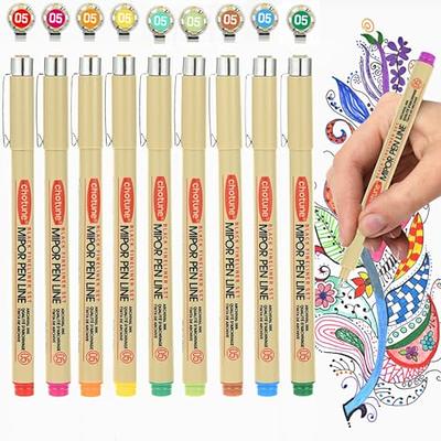 YLSHRF Micro Line Pens,Fineliner Pens Set Waterproof Drawing Ink