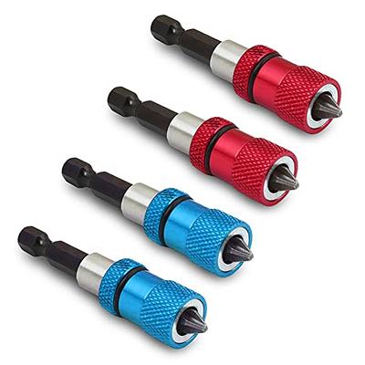 SeonFook 4PCS Magnetic Bit Holder with Phillips PH2 Screwdriver Bits, 1/4  Inch Hex Shank Driver Bits Adjustable Depth Screw Holder 60mm Length  Drywall Screw Bits (Red+Blue) - Yahoo Shopping
