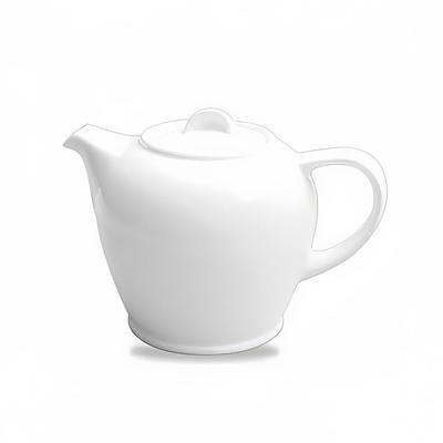 Mind Reader Individual Ceramic Tea Set Teapot and Teacup with Lid and  Saucer,12 oz Pot, 10 oz Mug, White 