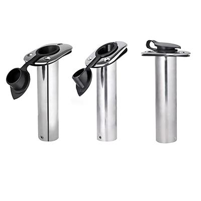 4PCS Sure Grip 316 Stainless Steel 20 Degree Angle Fishing Boat Rod Holder  with Mounting Base