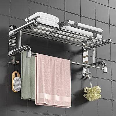 Taozun 16-Inch Towel Bar - Self Adhesive Bathroom Towel Holder