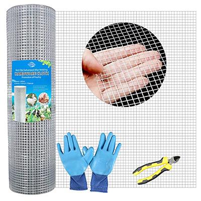 1/2 in. x 4 ft. x 50 ft. Hardware Cloth : 19-Gauge Wire Mesh Fence : Chicken  Wire, Rabbit Cage : Garden & Plant Support