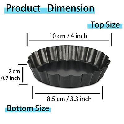 10pcs Aluminum Foil Cups For Air Fryers, Reusable Tin Foil Cups, Small  Disposable Baking Pans For Pies, Tarts And Cakes