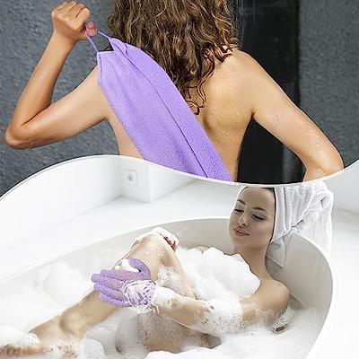 MainBasics Dual-Sided Long Handle Bath Shower Brush Back Scrubber