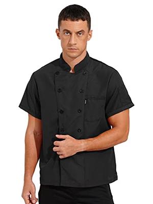 Chef Restaurant Jacket Men Women Long Sleeve Kitchen Cook Coat