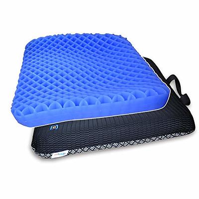 2 Pack Inflatable Seat Cushions for Pressure Relief - Ideal Waffle Cushion  for Prolonged Sitting - Wheelchair Cushion for Pressure Sore - Ideal Seat