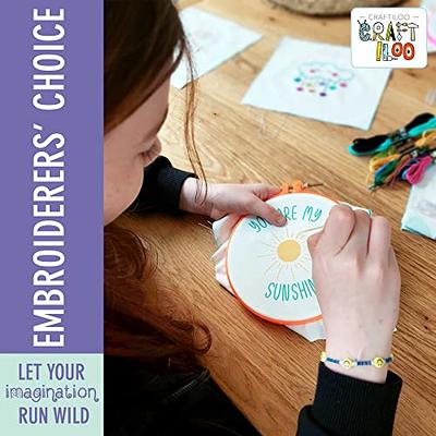 CRAFTILOO 10 Pre-Stamped Embroidery Patterns for Beginners Embroidery Kit  for Kids Girls Needlepoint Kits for Beginners Cross Stitch Craft Sewing  Perfect for Ages 7-13 - Yahoo Shopping