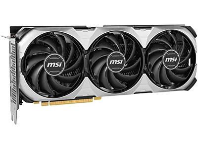 MSI Gaming GeForce RTX 4060 Ti 8GB GDRR6 128-Bit HDMI/DP Nvlink TORX Fan  4.0 Ada Lovelace Architecture Graphics Card (RTX 4060 Ti Ventus 2X Black 8G