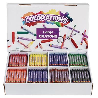 Colorations Large Crayons - 8 Colors, Set of 400 - Yahoo Shopping