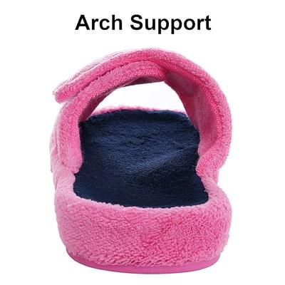 shevalues Terry Cloth Open Toe Slippers for Women Memory Foam Silp On House  Slippers : : Clothing, Shoes & Accessories