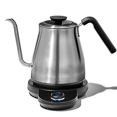 OXO Brew Gooseneck Electric Kettle – Hot Water Kettle, Pour Over Coffee & Tea  Kettle, Adjustable Temperature, Built-In Brew Timer, Stainless Steel, 1L​ &  Brew Conical Burr Coffee Grinder - Yahoo Shopping