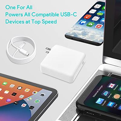 Fast Charger Power Adapter 109W USB C - Compatible with MacBook Pro 16, 15,  14, 13 Inch, New MacBook Air 13 Inch, IPad Pro and All USB C Device,  Included 6.6ft Cable - Yahoo Shopping