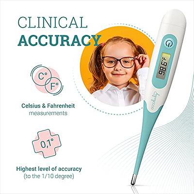 Digital Thermometer - Fast & Accurate Reading - Fahrenheit & Celsius