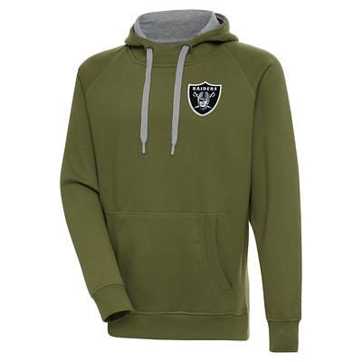 Men's Antigua Olive Dallas Cowboys Victory Pullover Hoodie Size: Small