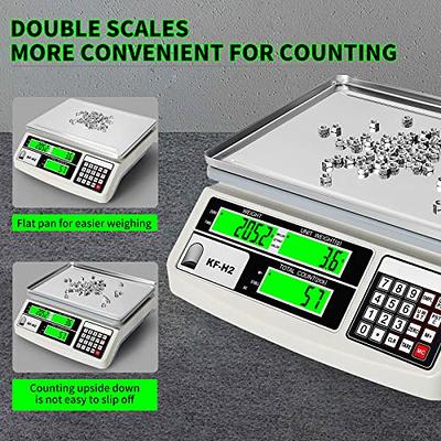 Digital Platform Scale, 661lb Weight Shipping Scale, 0.1LB Accuracy A6  Postal Scale for Packages, Luggage Weighing, Price Computing, Counting,  Kg/LB