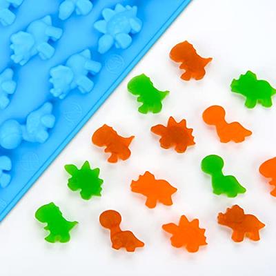 Gummy Bear Mold Silicone Chocolate Mold with Dropper DIY Dinosaur