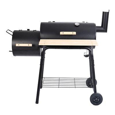 Vebreda Outdoor BBQ Grill Charcoal Barbecue Pit Backyard Meat Cooker Smoker