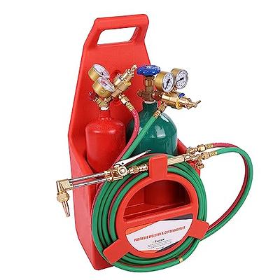 YOXIER Oxyacetylene Torches,Oxygen & Acetylene Torch Kit,Portable Welding  Cutting Torch Kit with Cylinder Tote and Oxygen & Acetylene Brazing  Soldering Gas Cylinders from USA Fast Arrival - Yahoo Shopping