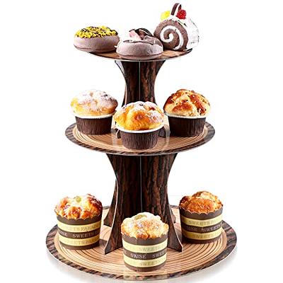 Black & Gold Cupcake Stand - Yahoo Shopping