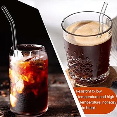 Reusable Heat Resistant Borosilicate Glass Straws Set Of 3