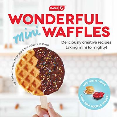 Dash 4 In. Red Mini Waffle Maker DMW001RD 