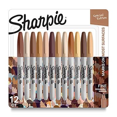 SHARPIE Color Burst Permanent Markers, Fine Point, Assorted Colors, 24  Count & Permanent Markers, Portrait Colors, Fine Point, Assorted, 12 Count  - Yahoo Shopping