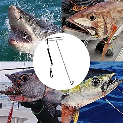 PHLKJL Stainless Steel Fishing Hook Remover，Dehooker Tool,Push
