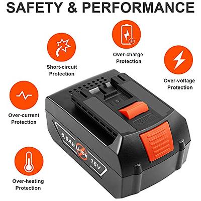 18v 6000mah Battery Bosch, Bosch 18v Power Tool Battery