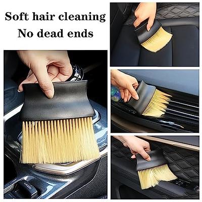 12pcs Auto Car Detailing Brush Set Car Interior Cleaning Kit for Cleaning  Car Interior Exterior Dashboard Engines Leather Wheel