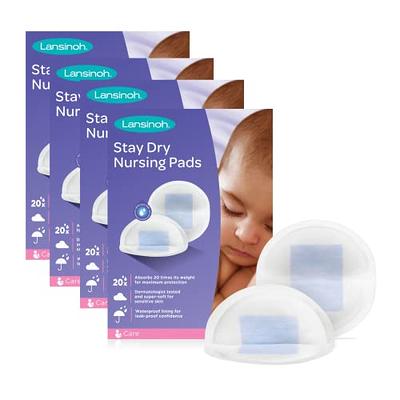 Lansinoh Stay Dry Breast Pads for Breastfeeding 200 Ct | Nursing Pads  Disposable | Breastfeeding Pads for Leaking | Disposable Nipple Pads |  Nursing