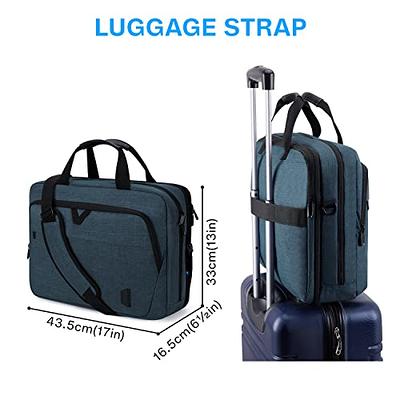 BAGSMART 17.3 Inch Rolling Laptop Bag Women Men,Rolling Briefcase for Women  with Wheels,Rolling Computer Bags Laptop Case for Work Travel