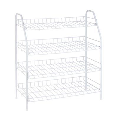 King's Rack Gray 4-Tier Boltless Bin Storage Shelving System Garage Storage Rack (12 Plastic Bins in 4 Tier) GT0908