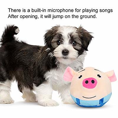 CYAK Interactive Dog Toy Automatic Pet Bouncing Toy Electronic Plush Dog Toy  Cartoon Pig Plush Balls for Puppy Motorized Entertainment(Jumping Pig in  Blue Clothes) - Yahoo Shopping