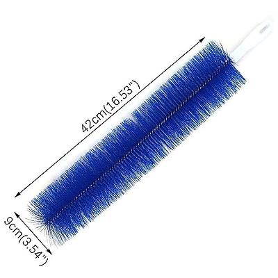 Flexible Fan Dusting Brush, Flexible Fan Dusting Brush (Non-disassembly  Cleaning), Bendable Dusting Brush, Electric Fan Dust Brush Cleaner  (Blue-2PCS)