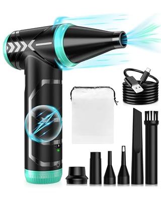 PeroBuno Car Vacuum Cleaner High Power, 18KPa Powerful, 35 Mins Runtime,  Brushless Motor Air Duster with 3 Gear, Electric Canned Air- Mini Handheld