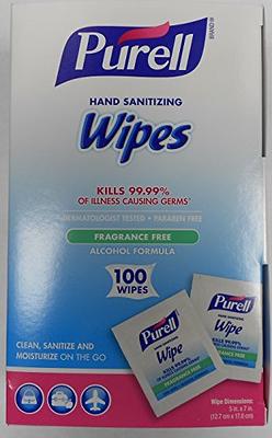 Premoistened Sanitizing Hand Wipes, Individually Wrapped, 5 x 7