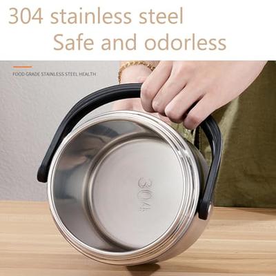 Stainless Steel Vacuum Thermal Lunch Box Portable Food Warmer Soup