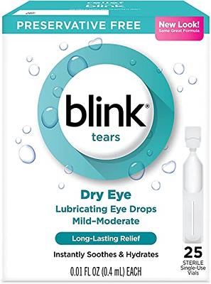  Blink Tears Lubricating Eye Drops, 1 fl oz (30 mL) Eye