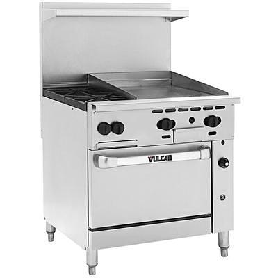 Cooking Performance Group R-CPG-36-NL 6 Burner Gas Countertop Range / Hot  Plate - 132,000 BTU