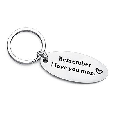 1pc Inspirational Keychain For Daughter/Son - Encouraging  Birthday/Graduation Gift From Mom/Dad