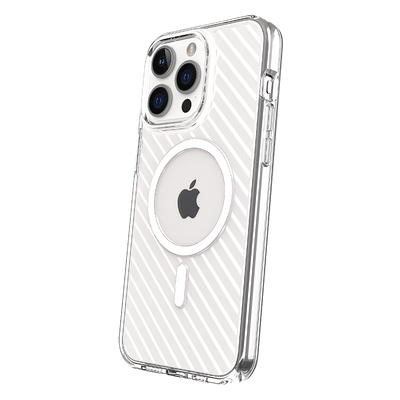 onn. MagSafe Compatible Rugged Phone Case for iPhone 13 Pro - Clear 