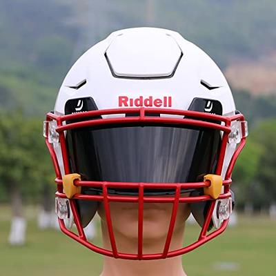 EliteTek Football Helmet Visor - Universal Fits Youth & Adult Helmets,  Different Colors 