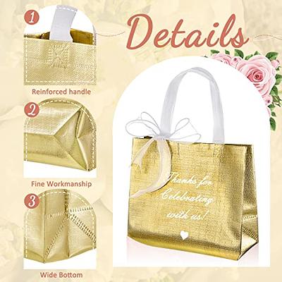 Amylove 50 Pcs Return Gift Bags Wedding Favor Bags Thanks for