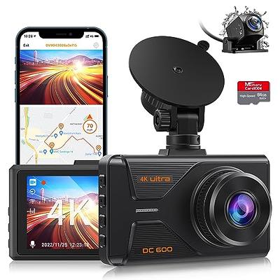 Dash Cam Front 2K WiFi, GOODTS Dash Camera for Cars, Dashcam Car Camera  with 1.5-Inch Screen, Dashboard Camera with App Control, G-Sensor, Parking  Monitor, 64GB Memory Card, Memory Card Reader - Yahoo