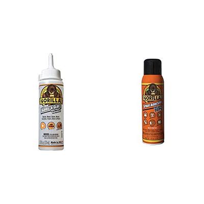 Gorilla Clear Glue, 5.75 Ounce Bottle, Clear & Heavy Duty Spray Adhesive,  Multipurpose and Repositionable, 14 Ounce, Clear, (Pack of 1) - Yahoo  Shopping