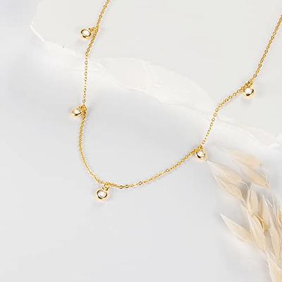 VRIUA Dainty Necklace for Women 18K Gold Filled Simple Gold Necklace  Diamond Necklaces for Women Trendy Jewelry Gifts for Girls - Yahoo Shopping