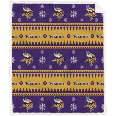 Baltimore Ravens Pegasus 50 x 60 Plaid Flannel Fleece Sherpa Blanket