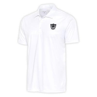 ANTIGUA Men's White Pittsburgh Steelers Team Logo Throwback Compass Polo