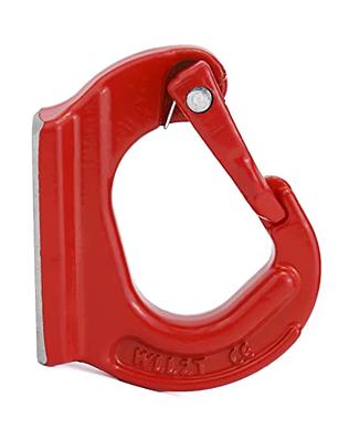 QWORK Clevis Slip Hook, 4 Pack Forged G70 Steel Safety Chain Hook with  Latch, 1/4